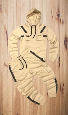 Genuine Jogger Set (Cream)
