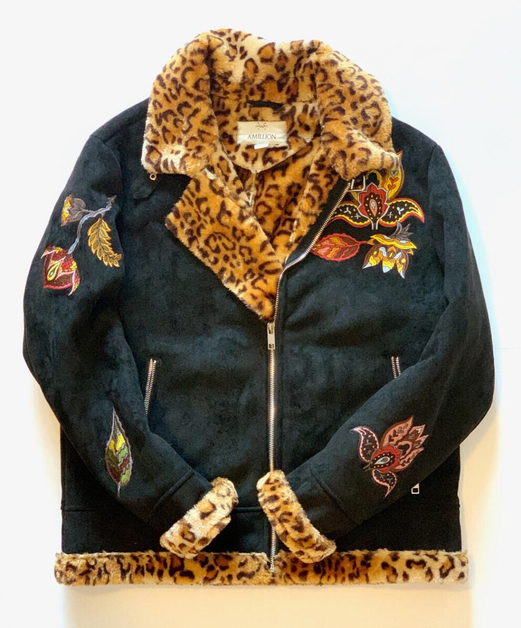 Amillion Marvin Suede Jacket (Black) by KLEEP