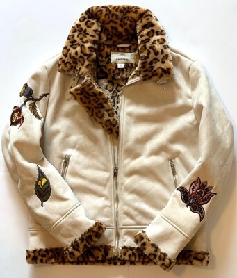 Amillion Brad Suede Jacket (Cream) by KLEEP