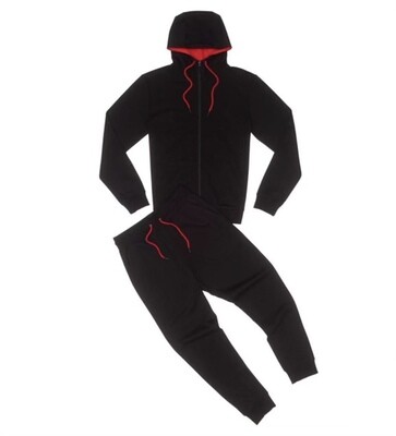 North Republic Tech Fleece Joggers (Black/Red)