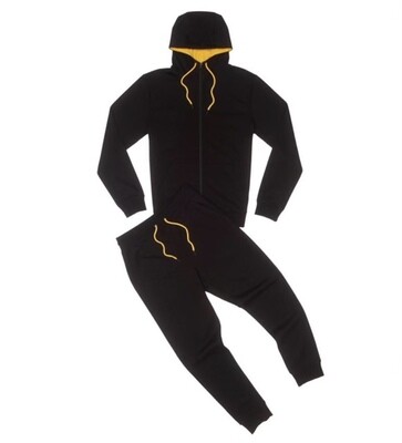North Republic Tech Fleece Joggers (Black/Yellow)