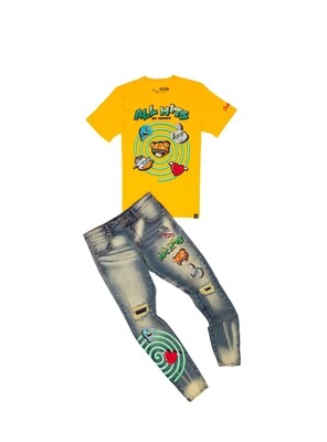 Civilized All Hits No Misses (Yellow/Vintage Blue)