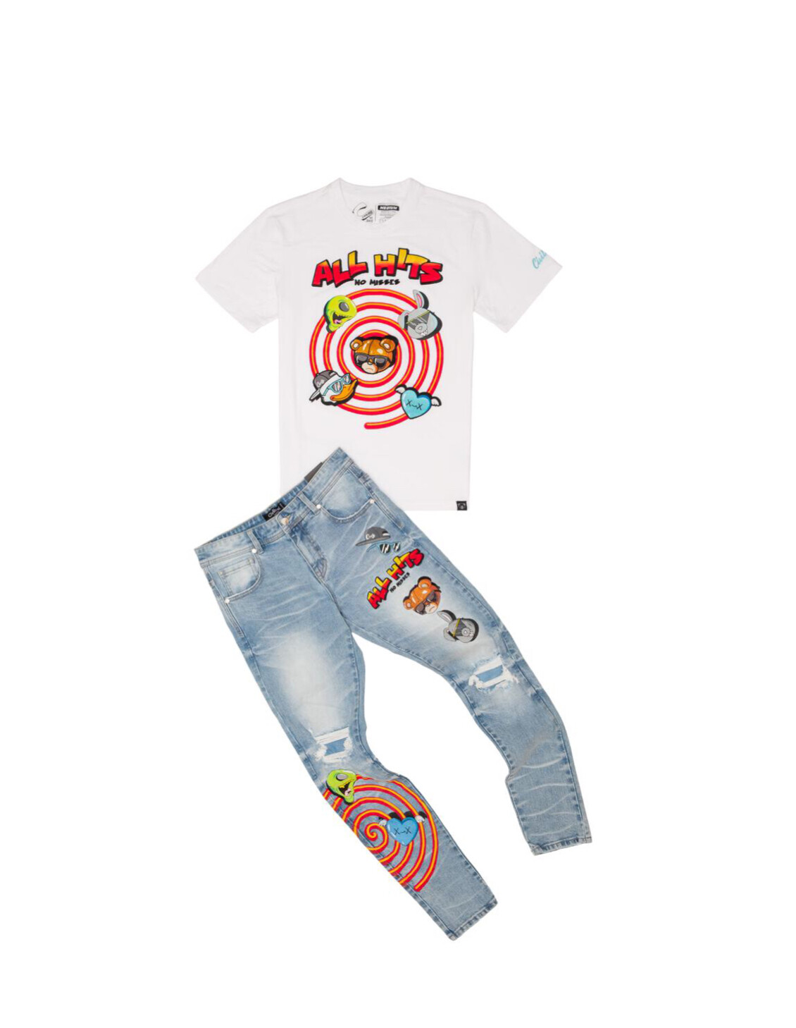 Civilized All Hits No Misses (White/Lt. Blue)