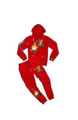 Civilized “Burning Cash” Set (Red)