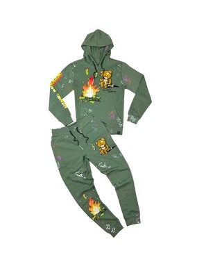 Civilized “Burning Cash” Set (Olive)