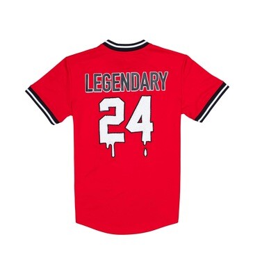 Civilized "Legendary" Baseball Short Set (Red)