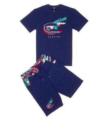 Genuine Gator Short Set (Navy)