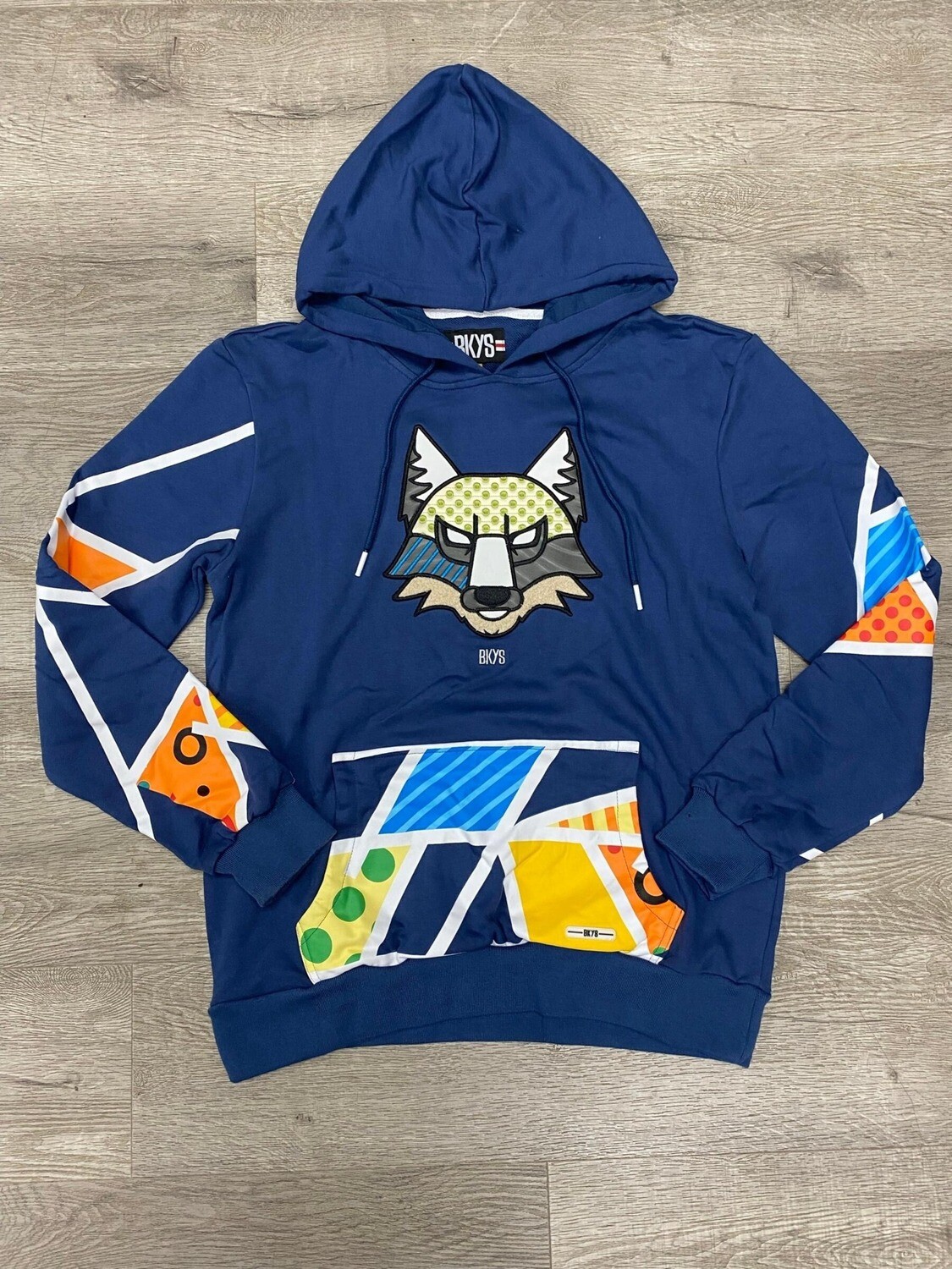 BKYS &quot;Geometric Wolf&quot; Hoodie (Midnight)