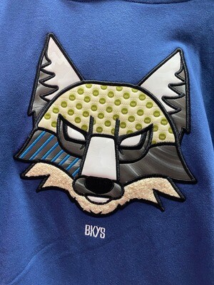 BKYS "Geometric Wolf" Hoodie (Midnight)