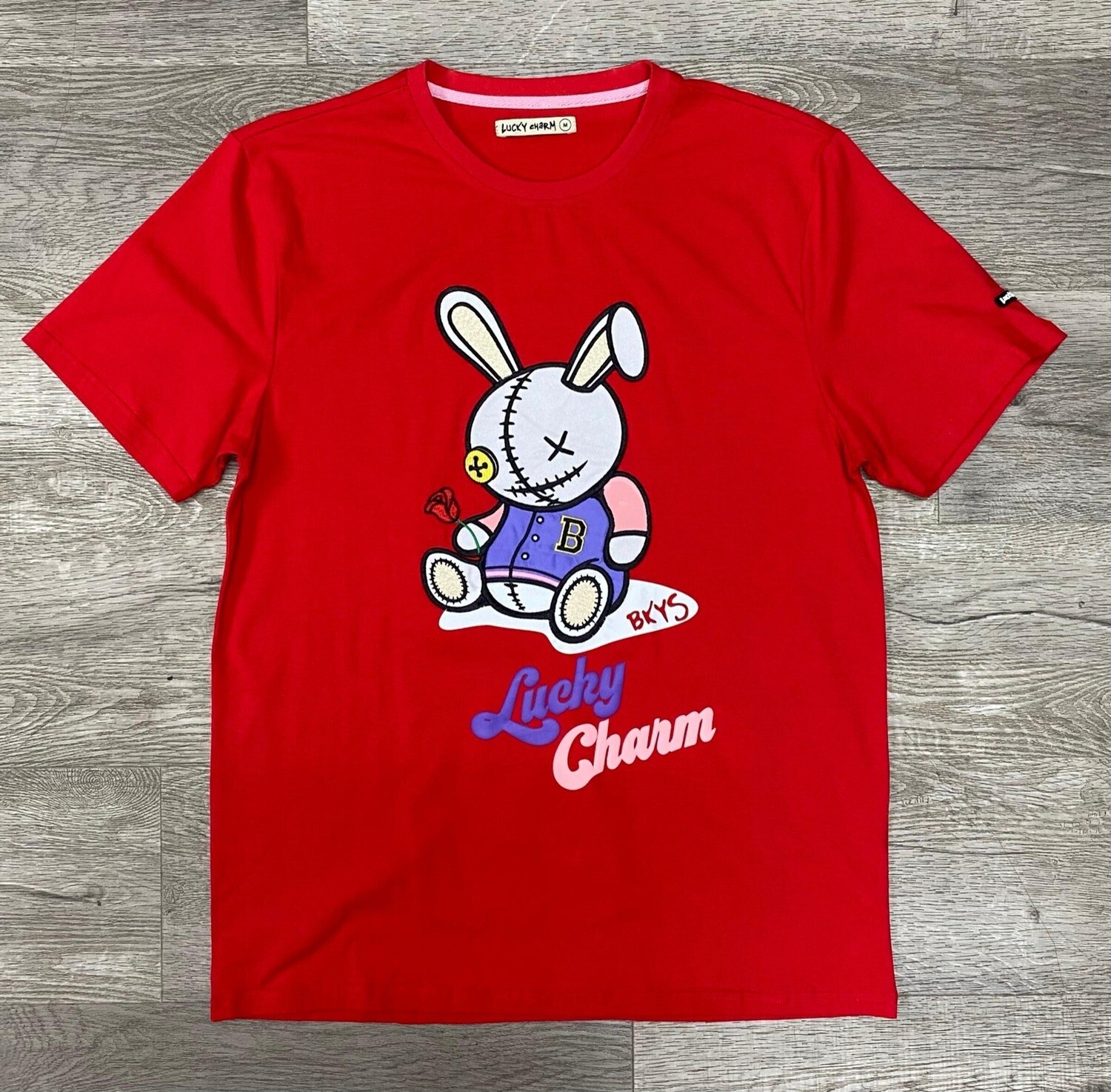 BKYS Lucky Charms &quot;Varsity Jacket&quot; T-Shirt &amp; Jogger Set (Red)