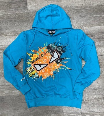 BKYS &quot;POP&quot; Hoodie (Peacock Blue)