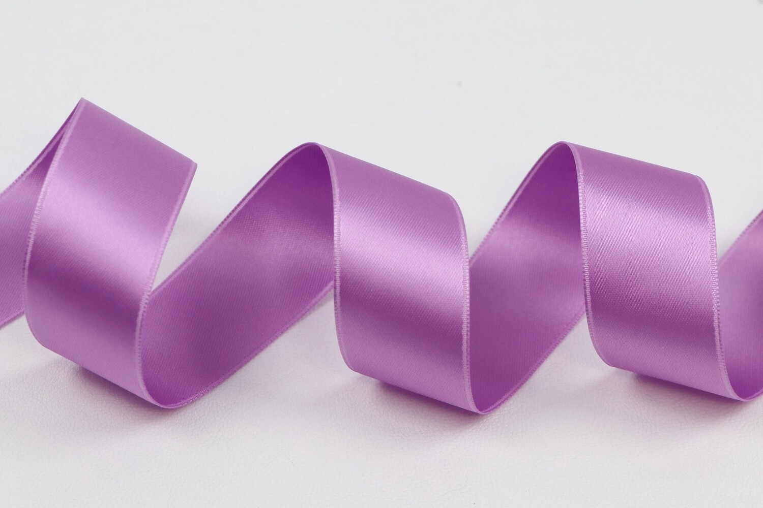 Band Satin Double Face &quot;lilas&quot;