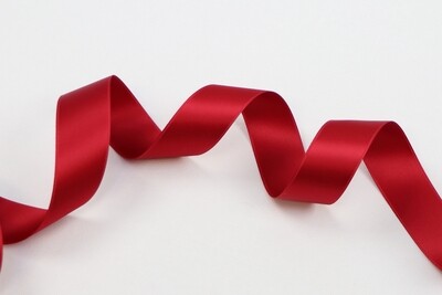 Band Satin Double Face &quot;cardinal&quot;