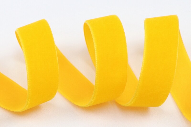 Band Samt &quot;maize&quot;
