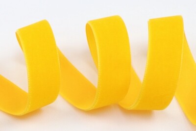 Band Samt &quot;maize&quot;