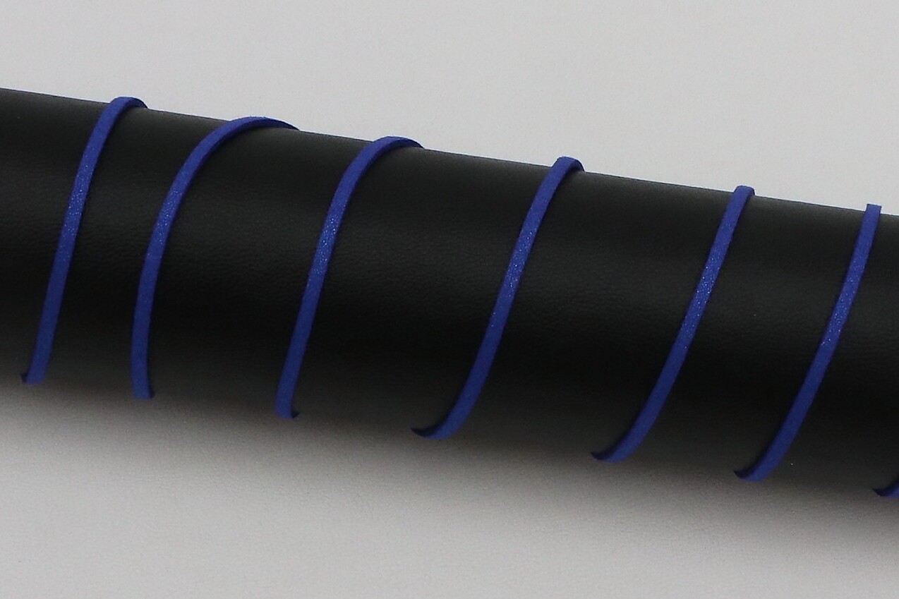 Lederband Glitzer &quot;royal&quot;