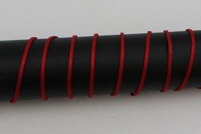 Lederband Glitzer &quot;rot&quot;