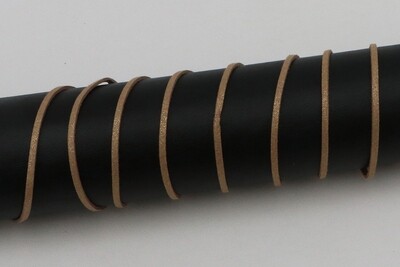 Lederband Glitzer &quot;beige&quot;