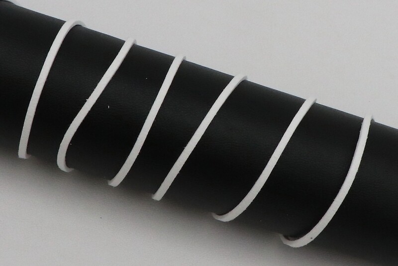 Lederband &quot;weiss&quot;