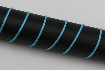 Lederband Glitzer &quot;türkis&quot;