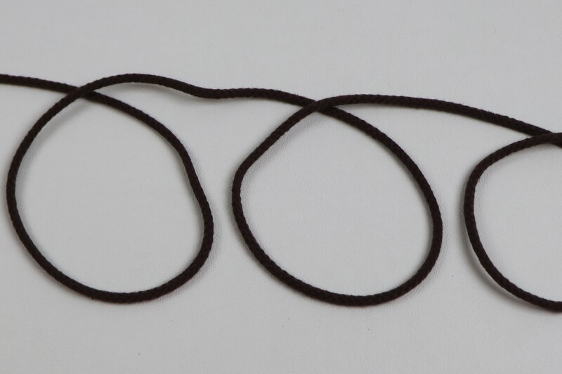 Kordel Baumwolle 3mm &quot;braun&quot;