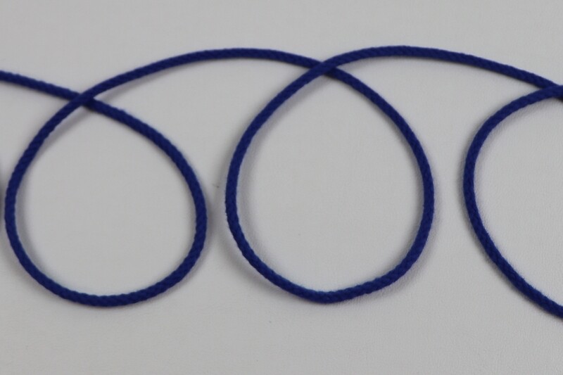 Kordel Baumwolle 3mm &quot;royal&quot;