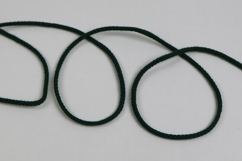 Kordel Baumwolle 3mm &quot;tannengrün&quot;