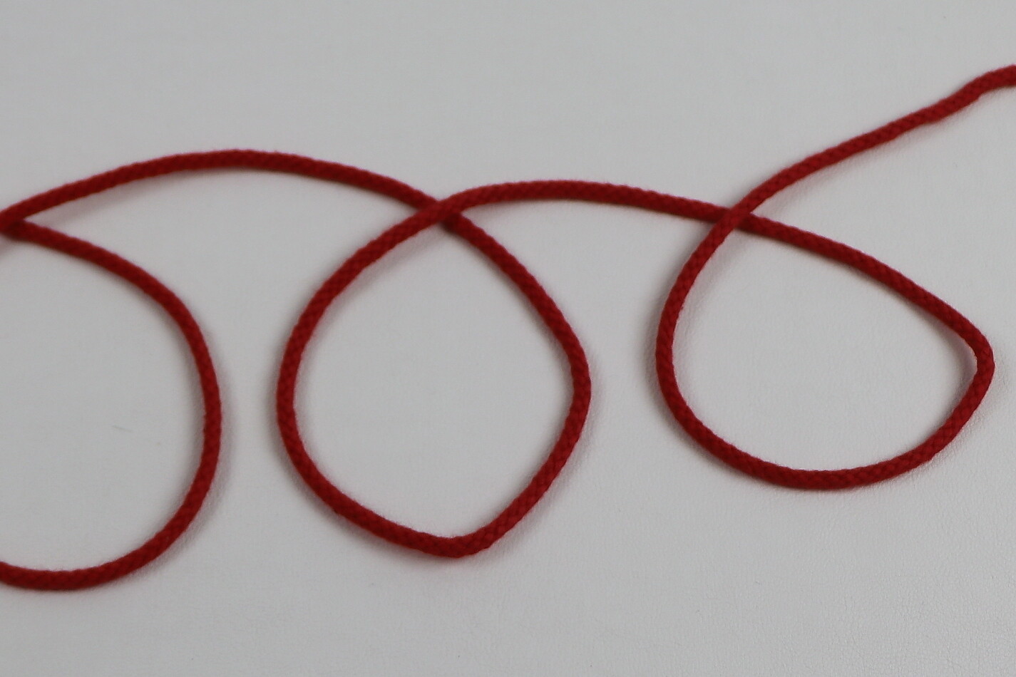 Kordel Baumwolle 3mm &quot;rot&quot;