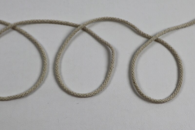 Kordel Baumwolle 3mm &quot;écru&quot;