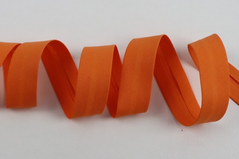 Schrägband Baumwolle &quot;orange&quot;