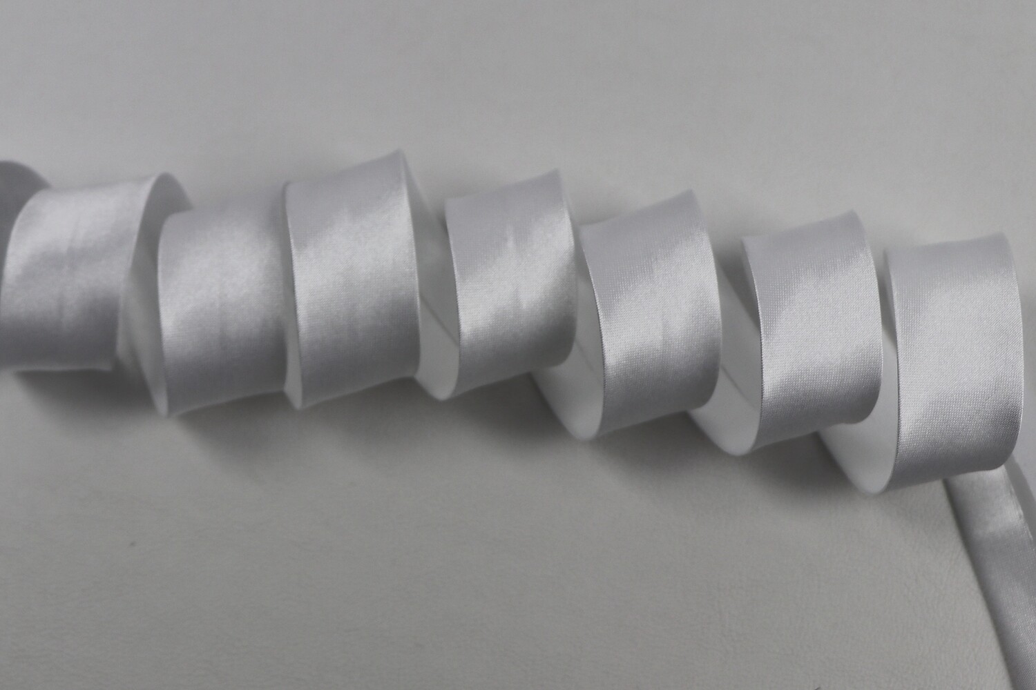 Schrägband Satin &quot;weiss&quot;