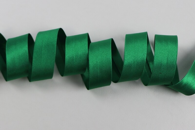 Schrägband Satin &quot;grün&quot;