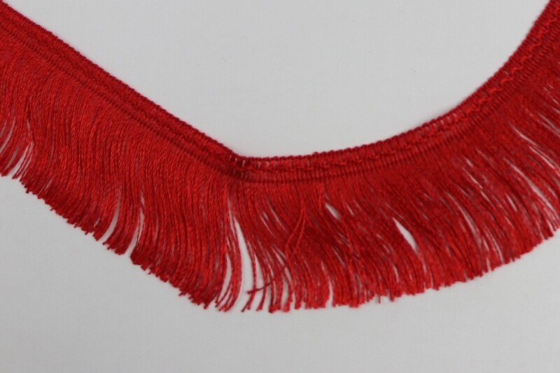 Fransen Borte 60mm &quot;rot&quot;