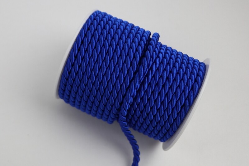 Atlas-Kordel 6mm &quot;royalblau&quot;