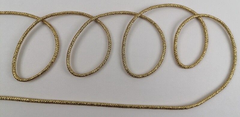 Lurex Kordel 5mm &quot;gold&quot;