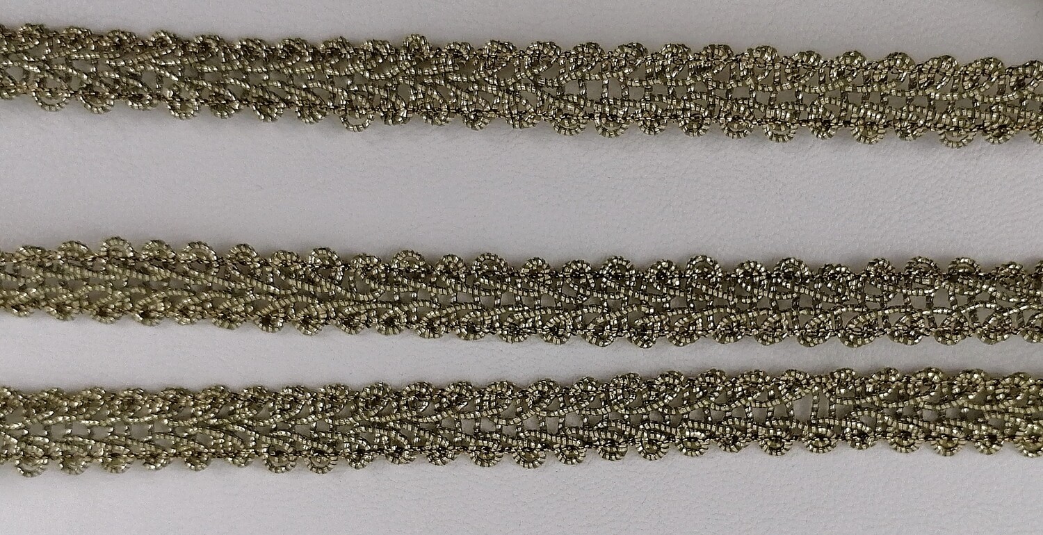 Brokatspitze &quot;altgold&quot;