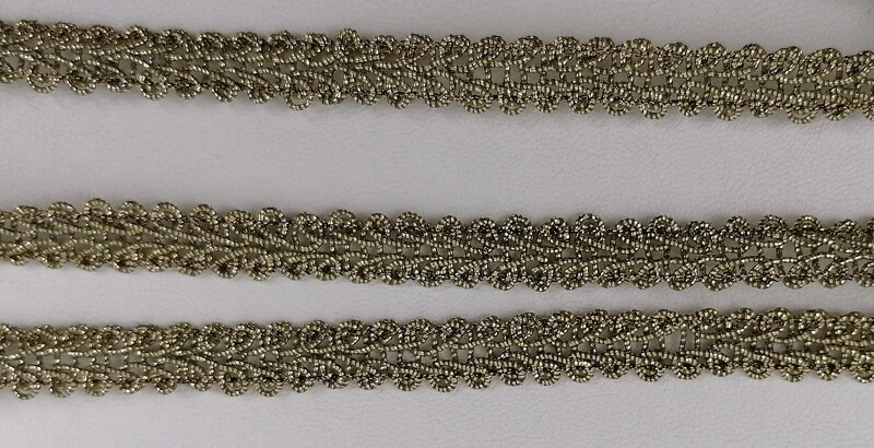 Brokatspitze &quot;altgold&quot;