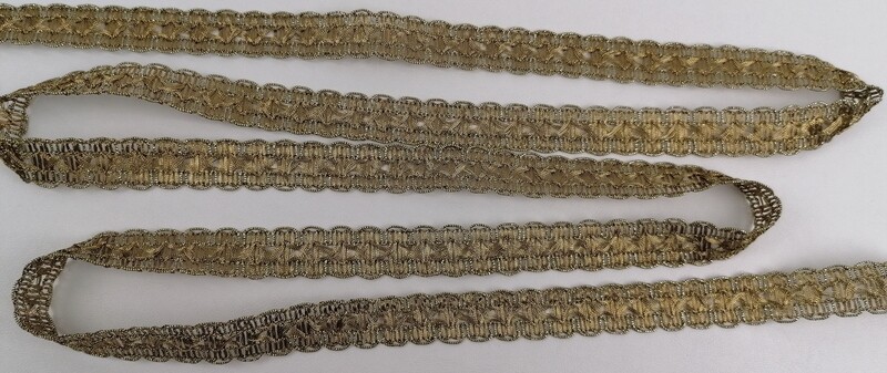 Brokatborte &quot;altgold&quot;