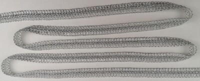 Posamentenborte &quot;silber&quot;