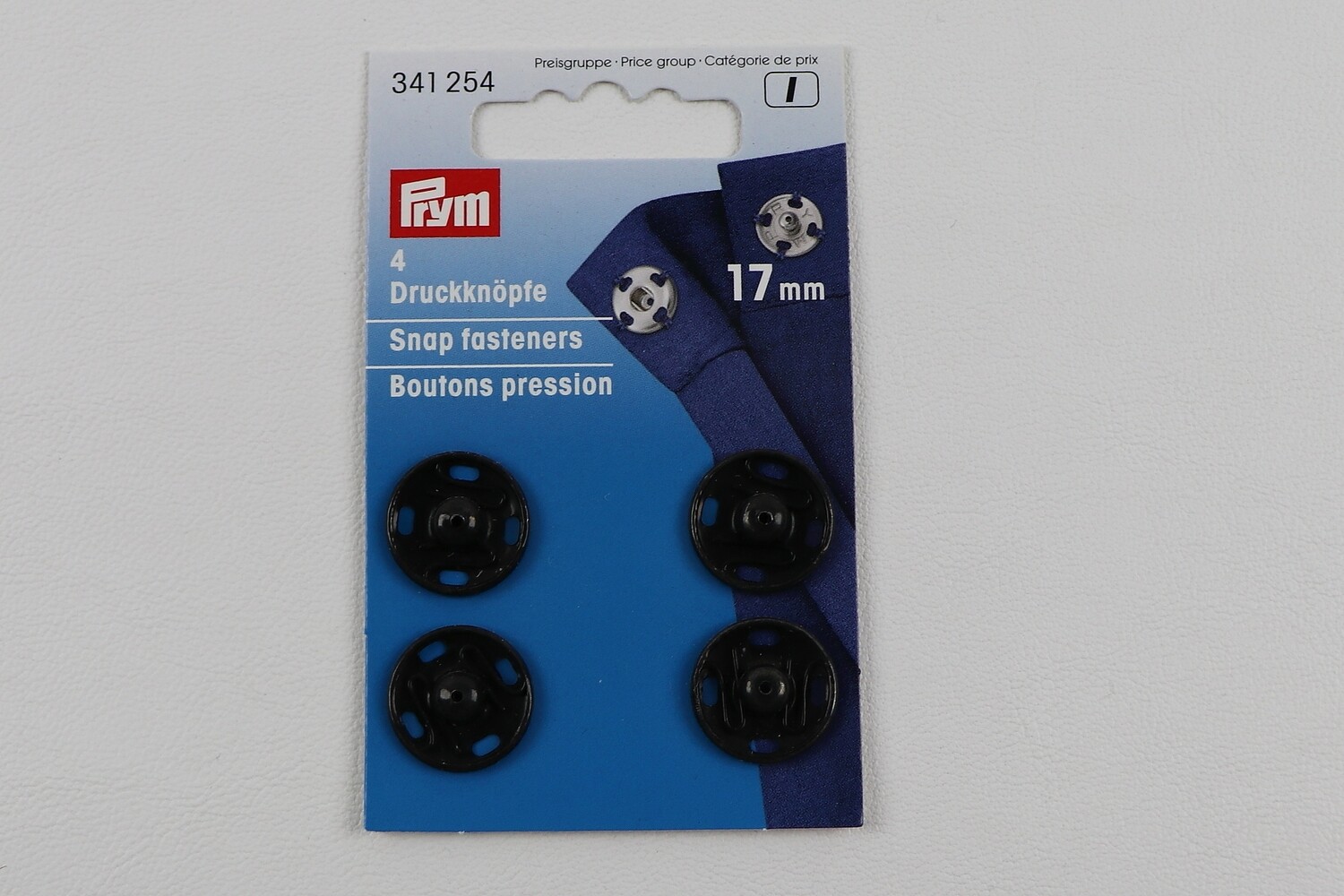 Prym Druckknöpfe zum Annähen 17mm "schwarz"