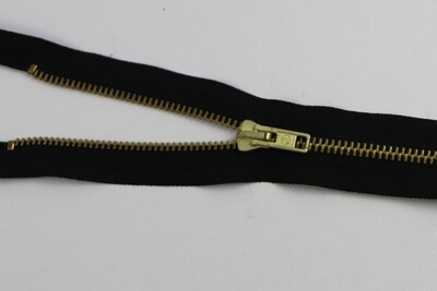 Metall-Reissverschluss &quot;gold&quot;