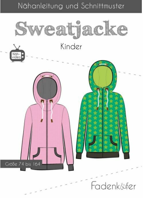 Schnittmuster Sweatjacke Kinder