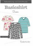 Schnittmuster Basicshirt Damen