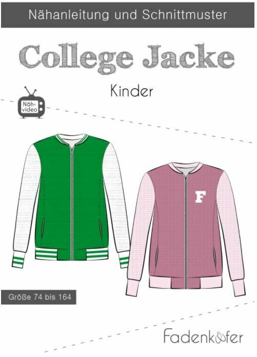 Schnittmuster College Jacke Kinder
