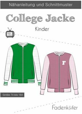 Schnittmuster College Jacke Kinder