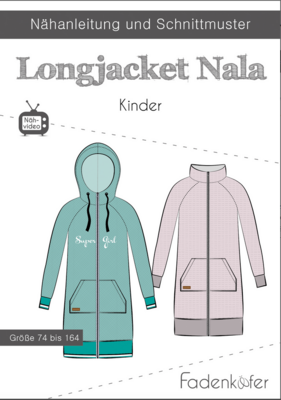 Schnittmuster Longjacke Nala Kinder
