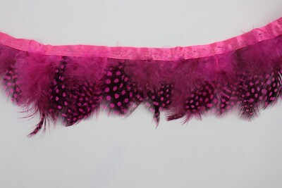 Band Federn 60mm &quot;fuchsia&quot;