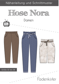 Schnittmuster Hose Nora Damen