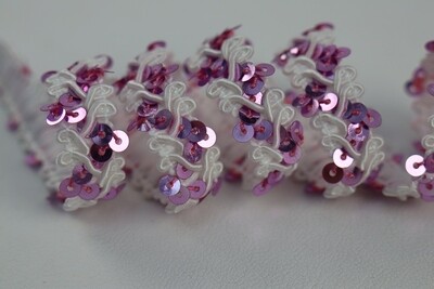 Paillettenband &quot;lila&quot;