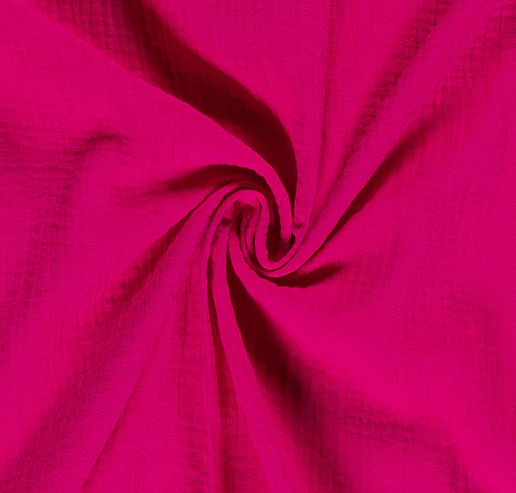 Musselin uni &quot;fuchsia&quot;